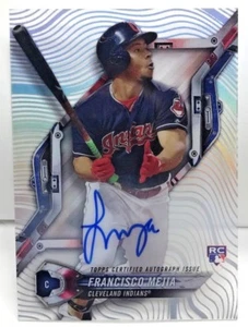 Francisco Mejia 2018 Topps Hoch Tek RC On-Card Autogramm Auto - Indianer/Padres - Bild 1 von 2