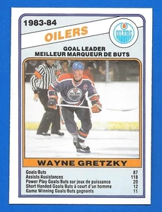 1984-85 O PEE CHEE #357 WAYNE GRETZKY GOAL LEADER EDMONTON OILERS 84-85 OPC * - Foto 1 di 2