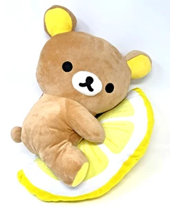 Rilakkuma San-X Cesta llena de limones 2021 GS9800 limón 16 pulgadas - Imagen 1 de 5