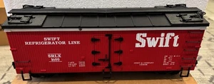 USA Trains Swift Reefer G Scale Box Car R-1600 Refrigerator Line BRANDNEU - Bild 1 von 6