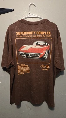 ВИНТАЖНЫЙ CHEVROLET CORVETTE ВЫШИТАЯ МУЖСКАЯ ФУТБОЛКА РАЗМЕР СРЕДНИЙ НОВЫЙ С ЯРЛЫКАМИ 🔥 СВЕЖИЙ - Изображение 1 из 4