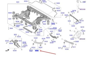 KIA EV6 CV Rear Upper Control Arm 55120GI000 NEW GENUINE - Picture 1 of 2
