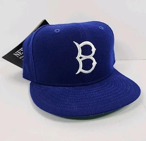 Gorra ajustada modelo profesional 59/50 New Era de los Brooklyn Dodgers de colección de los años 90 talla 7-5/8 - Imagen 1 de 19