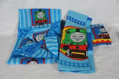 THOMAS & FRIENDS 2002 DOBLE SÁBANA BAJERA Y PLANA + JUEGO DE SÁBANAS FUNDA DE ALMOHADA ESTÁNDAR Foto 1 de 3