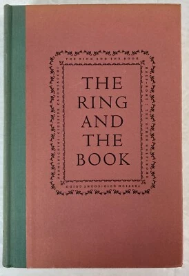 The Ring and The Book By Robert Browning, Heritage Press  1949 Hardcover - Image 1 of 4