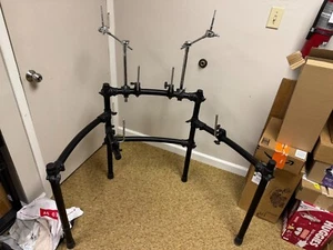 Roland MDS-9 V-Drum Rack Fully Loaded, 2 Cymbal Arms, 4 Pad Mounts - 031725 - Picture 1 of 8