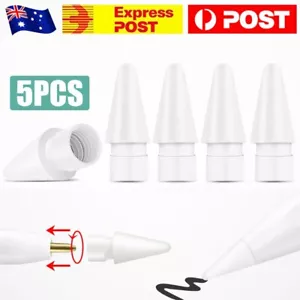 5Pcs Replacement Tips For Apple Pencil Tip 1St 2Nd PRO Generation Extra Nibs Nib - Picture 1 of 11