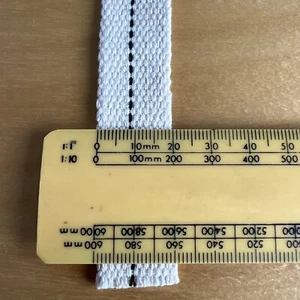 20 mm 3/4 Zoll flache Baumwolle Öllampe/Laterne Docht 25 cm Länge - Bild 1 von 4