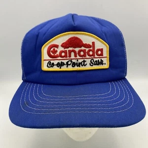 Canadá Punto Cooperativo Saskatchewan Sombrero Camionero Gorra Completa Parche Castor - Imagen 1 de 11