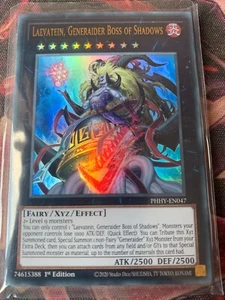 Laevatein Generaider Boss Of Shadows Ultra Raro 1ª Edición PHHY-EN047 - Imagen 1 de 1
