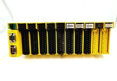 Fanuc CNC ABU10A 03B-0807-C001 11 Module Cards A03B-0807-C161 AIF01A - Image 1 of 2