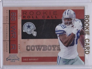 DEZ BRYANT RC Dallas Cowboys FOOTBALL ROOKIE CARD 2010 Playoff Contenders LE - Picture 1 of 2
