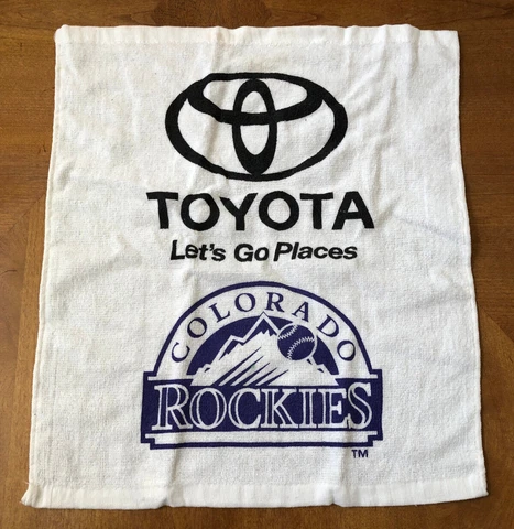 PBFES Colorado ROCKIES Toyota SGA TOWEL Cover