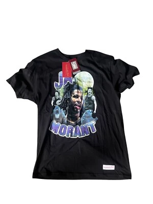 Mitchell And Ness NBA Memphis Grizzlies Ja Morant  Concert Tee Shirt Large Black - Image 1 of 4