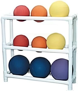 Fitness Medicine Ball Rack Ball Storage Cart | Easy Assembly 45"L x 11"W x 22"H - Picture 1 of 1