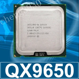 Intel Core 2 Extreme QX9650 3 GHz Quad-Core 12 M 1333  SLAN3 775 CPU Processor - Picture 1 of 1