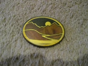 Inlay belt buckle Brass and hardwoods awesome piece buckle is beautiful - Picture 1 of 2