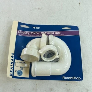 Lavatory / Kitchen Wall Drain Trap 1.5" Or 1.25" O.D. Tube , Outlet 1.5" Sched . - Picture 1 of 12