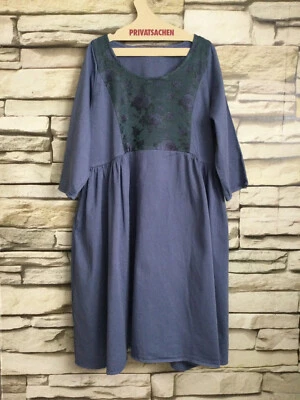 cocon.commerz PRIVATSACHEN KANDIERE Kleid aus ZELLMIX in blau Größe 2 - Bild 1 von 4