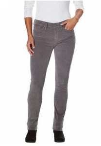 NWT Calvin Klein Ladies' Ultimate Skinny Gray Shadow Corduroy Pants Select Size - Picture 1 of 3