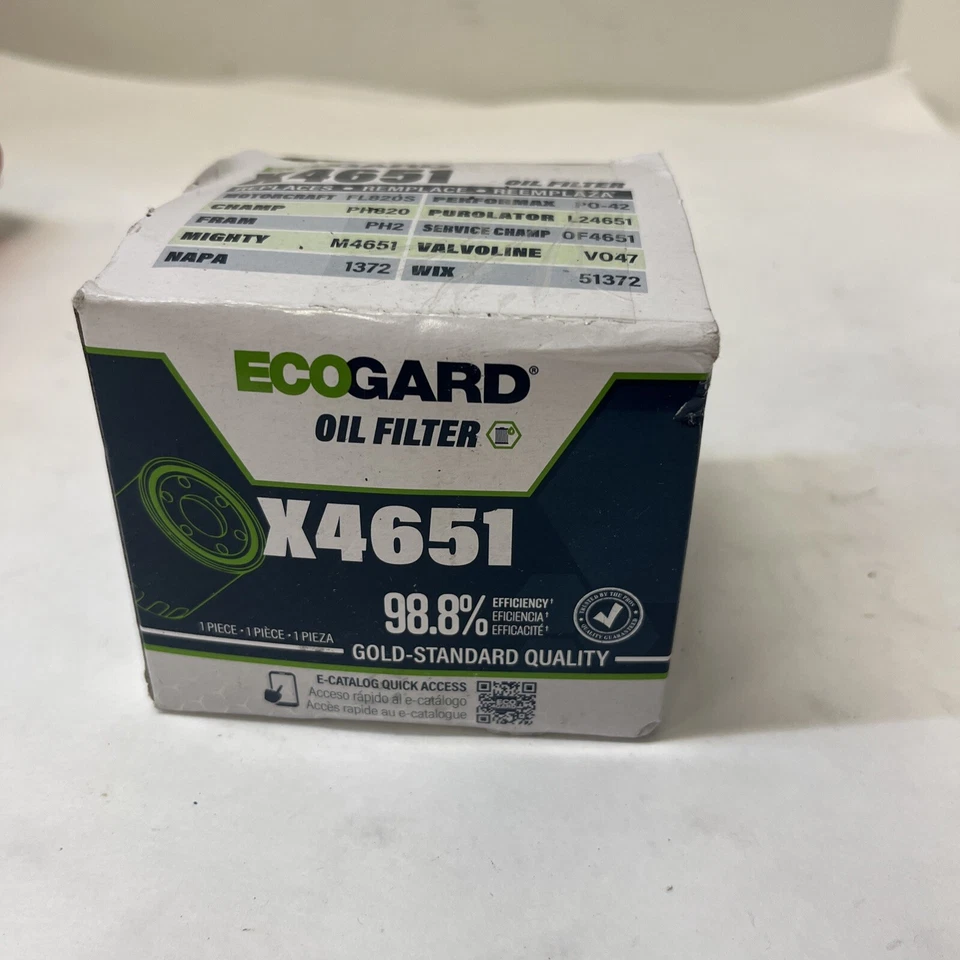 Filtro de aceite de motor de repuesto Ecogard X4651 Foto 1 de 1