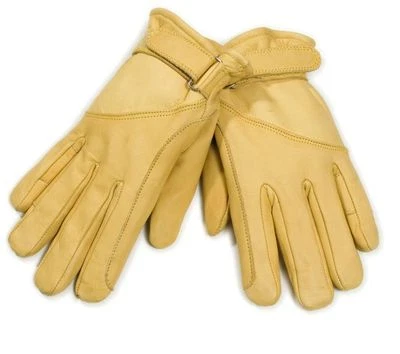 Lederhandschuhe Cowboy Western gelb Leder Biker Handschuhe Arbeitshandschuhe - Bild 1 von 2