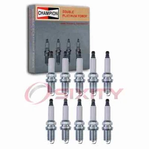 10 pc Champion Double Platinum Spark Plugs for 2004-2009 Lamborghini vd - Picture 1 of 5