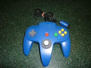 Nintendo 64 N64 Blue Controller Original OEM Good Stick - Picture 1 of 2