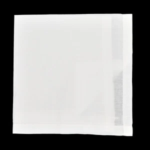 Ralph Lauren Purple Label Vintage White Linen Handkerchief Pocket Square New - Picture 1 of 3