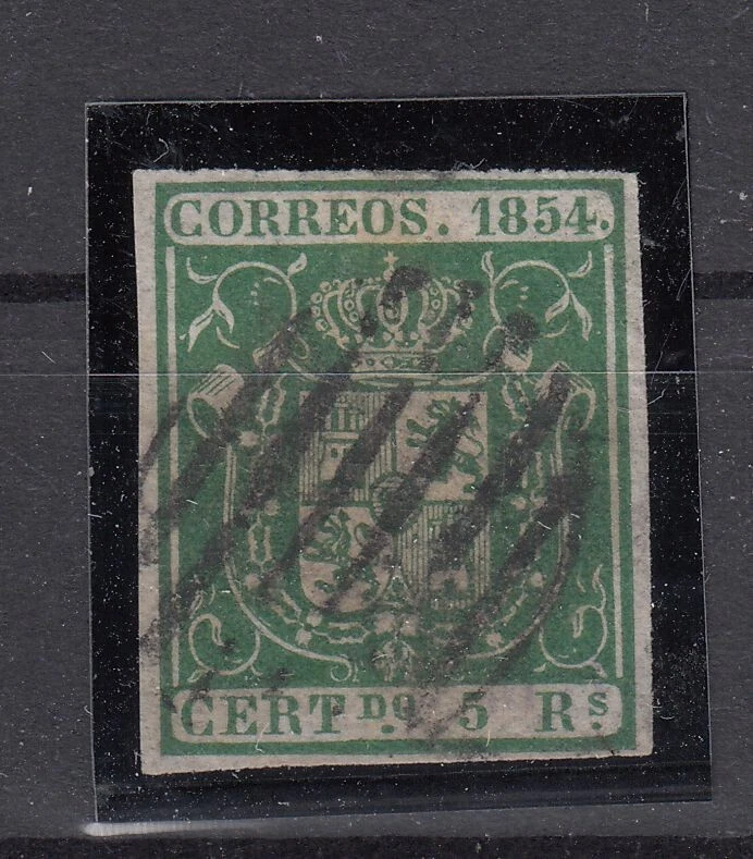 QC24263/ SPAIN – COAT OF ARMS – EDIFIL # 26 USED SIGNED – CV 165 $ - Image 1 of 2