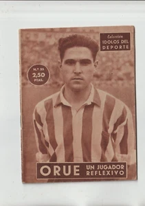 Mini Revista Idolos del Deporte Futbol Orue año 1958 (HC-33) - Picture 1 of 1