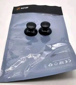 Scuf Impact Pro Thumbsticks Black Short Domed 2 Pack New - Picture 1 of 5