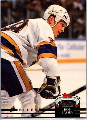 1992-93 Topps Stadium Club Hockey - #176 Bob Bassen - Image 1 of 2