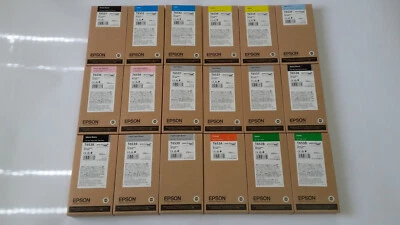 Original Epson Stylus Pro 4900 Tinte T6531 T6532 T6534 T6536 T6537 T6538 19-2023 - Bild 1 von 3