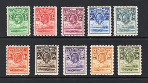 M4464 Basutoland/Lesotho 1933 SG1/10 - Definitives Cover