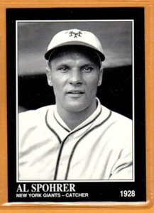 Al Spohrer-New York Giants/1992 Conlon Collection-Baseball Card