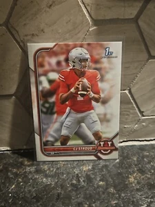 CJ Stroud Rookie Card 2022 Bowman U 1st Bowman Card #3 Ohio St. Houston Texans - Picture 1 of 2