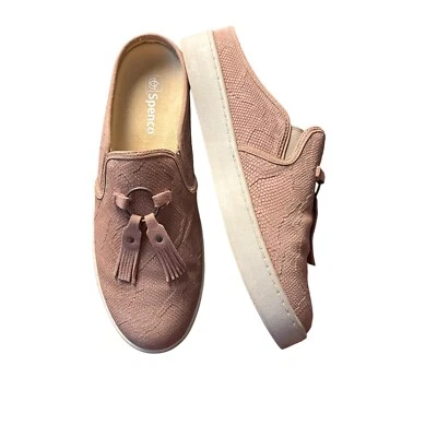 Rubor Spenco Mujer Talla 12 Ortopédico Gamuza Lazo Mules Barbados’s Foto 1 de 4