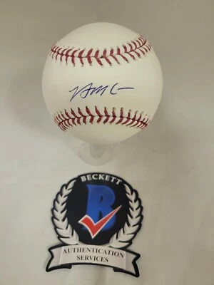 Brian McCann Signed OML Baseball Beckett Astros Braves Yankees  - Image 1 of 2