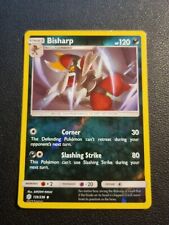 REVERSE HOLO Pokemon Sun & Moon Cosmic Eclipse TCG Card Bisharp 135/236