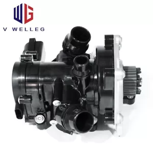 Water Pump +Thermostat Housing For Audi A1 A3 A4 A5 A6 A7 Q2 Q3 Q5 TT 06L121111J - Picture 1 of 12