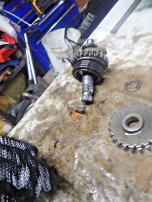 Yamaha RT2 MX  360 1972  Kickstart Shaft/Kickstarter Shaft Idler Gear - Image 1 of 2