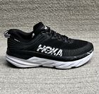 Hoka One One Bondi 7 Black / White Every Day Running Shoes Women's Size 6.5