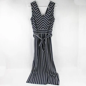 Mono Rayado Azul Marino Y Gris Talla XS Para Mujer - Imagen 1 de 5