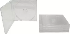 (5) CD Juwelenboxen - Standard 10,4 mm klare Hüllen mit klaren Schalen #CDBIS10CL - Bild 1 von 3