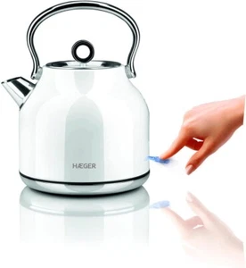 HAEGER ART DECO WHITE - Hervidor electrico 1,7 Litros, 2200 W, base giratoria... - Imagen 1 de 4