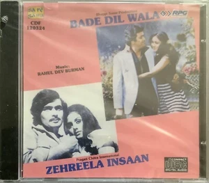 Bade Dil Wala / Zehreela Insaan - RARE 2 IN 1 Bollywood Music CDF 120324 - Imagen 1 de 2