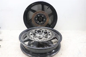 2010 Hyosung GT650r Front & Rear Rim Wheel Set W/ Brake Rotors *STRAIGHT*  - Bild 1 von 15