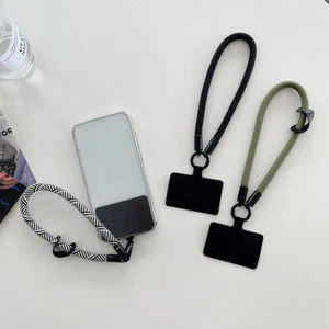 Cell Phone Lanyard Wrist Strap Charm Chain with Card Phone Case Hanging Rope - Photo 1 sur 18