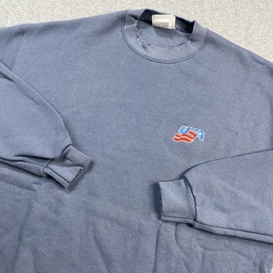 VINTAGE Lee Sweatshirt Mens XL Ultraweight Pullover America Team USA MADE 90s - Picture 1 of 13